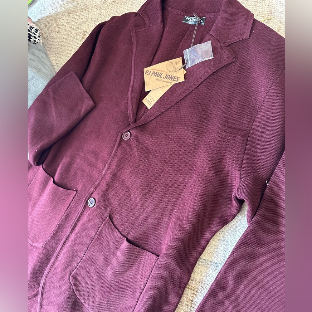 Burgundy Paul Jones Blazer
